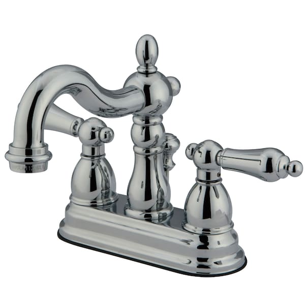 4" Centerset Bathroom Faucet, Chrome